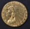 1914-D $2.5 GOLD INDIAN  CH BU