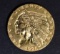 1928 $2.5 GOLD INDIAN  CH BU