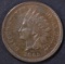1869 INDIAN CENT XF