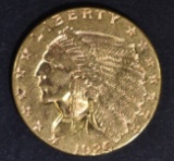 1926 $2.5 GOLD INDIAN  BU