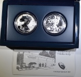 2013 AMERICAN EAGLE WEST POINT 2-COIN SILVER SET