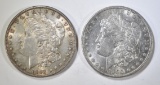 1898 & 1900 MORGAN DOLLARS AU