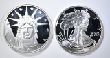 2-ONE OUNCE .999 SILVER ROUNDS