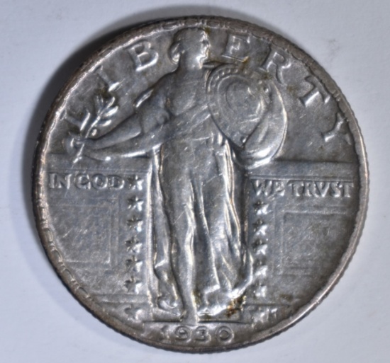 1930 STANDING LIBERTY QUARTER XF/AU