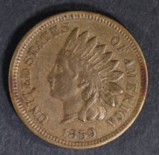 1859 INDIAN CENT XF