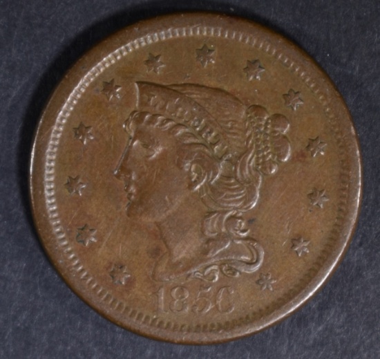 1856 LARGE CENT XF