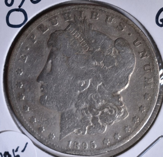 1895-O MORGAN DOLLAR GOOD