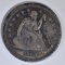 1859-S SEATED LIBERTY QUARTER  F/VF