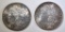 1882-O & 82-S MORGAN DOLLARS CH BU