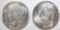 2 1923-S PEACE DOLLARS  CH BU