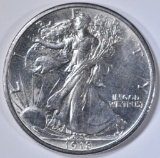 1918-S WALKING LIBERTY HALF DOLLAR  CH BU