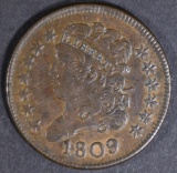 1809 HALF CENT  AU