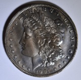 1901 MORGAN DOLLAR AU/BU OLD CLEANING