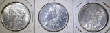 2-1886 & 1902-O MORGAN DOLLARS, XF