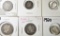 LOT OF 6 MIXED TYPE COINS: