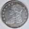 1835 BUST HALF DOLLAR AU CLEANED