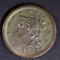 1853 HALF CENT BU LIGHT SCRATCH OBV