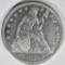 1841 SEATED LIBERTY DOLLAR AU