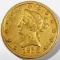 1858-S $10 GOLD LIBERTY AU RARE DATE