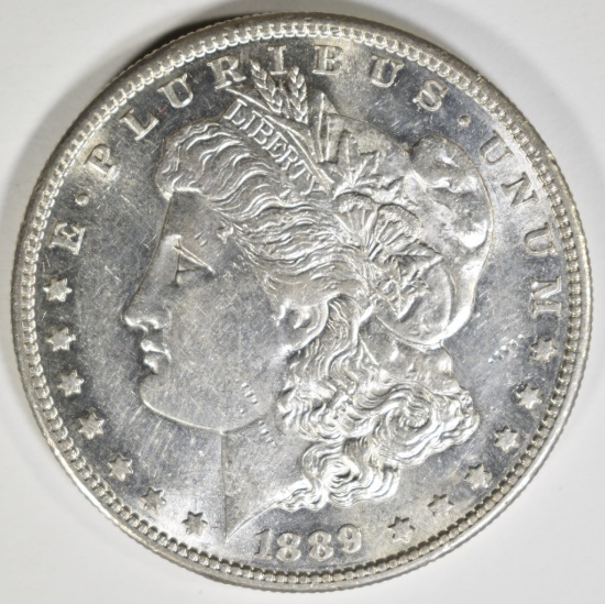 1889-S MORGAN DOLLAR AU/BU