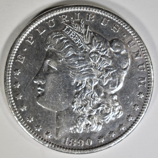 1890-CC MORGAN DOLLAR AU/BU