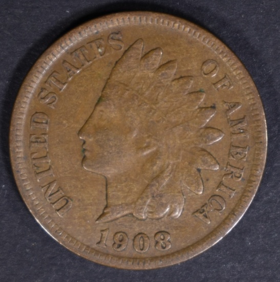 1908-S INDIAN CENT XF