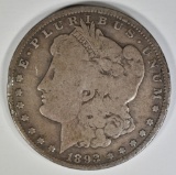 1893-O MORGAN DOLLAR  VG