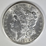 1887-S MORGAN DOLLAR  BU