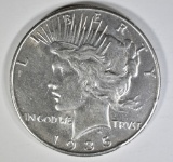 1935 PEACE DOLLAR AU/BU RIM BUMP