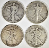 1927-S, 28-S, 29-D,S WALKING LIBERTY HALVES FINE