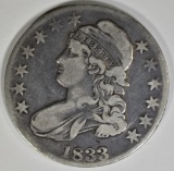 1833 BUST HALF DOLLAR VF