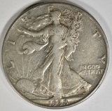 1938-D WALKING LIBERTY HALF DOLLAR XF