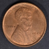 1909 VDB LINCOLN CENT CH/GEM BU RED