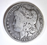 1902-S MORGAN DOLLAR VG