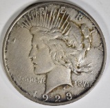 1923-D PEACE DOLLAR AU/BU