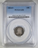 1824/2 BUST DIME  PCGS G-04