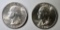 1943-S & 47-D WASHINGTON QUARTERS BU