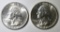 1941-D & 46-D WASHINGTON QUARTERS CH BU