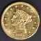 1861 $2.5 GOLD LIBERTY  NICE BU