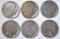 1925, 26, 27, 29-P,D,S BUFFALO NICKELS MOSTLY XF