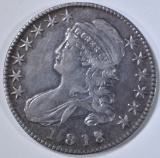 1818/7 SM 8 BUST HALF DOLLAR  AU