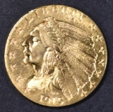 1915 $2.5 GOLD INDIAN  BU