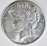 1927-S PEACE DOLLAR  AU/BU