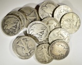 $10 FACE VALUE 90% SILVER HALVES