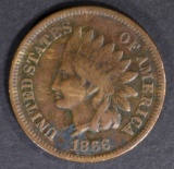 1866 INDIAN CENT  VF