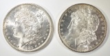 1883-O & 1884-O MORGAN DOLLARS CH BU