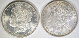 1880-S & 87 MORGAN DOLLARS CH BU