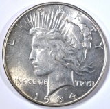 1934 PEACE DOLLAR, BU