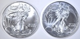 2-2013 BU AMERICAN SILVER EAGLES