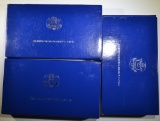 3-1986 LIBERTY 2-COIN PROOF COMMEM SETS